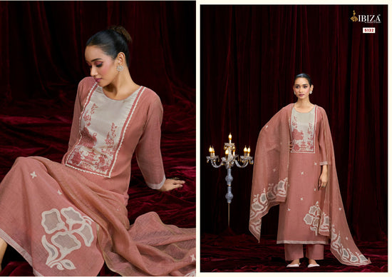 Ibiza Kriti Linen Cotton Dress Material