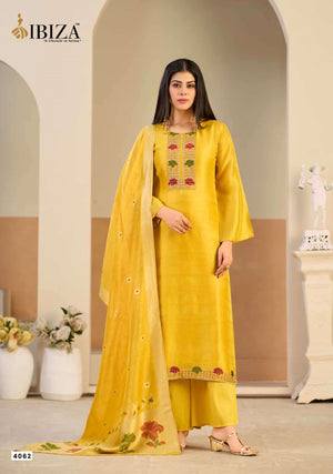 Ibiza Lumine Pure Kosa Silk Designer Dress Material