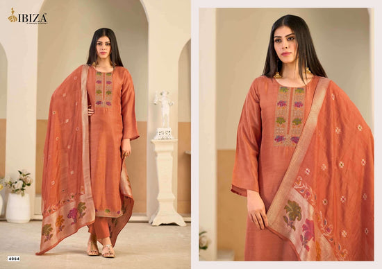 Ibiza Lumine Pure Kosa Silk Designer Dress Material - Amrah Wholesale