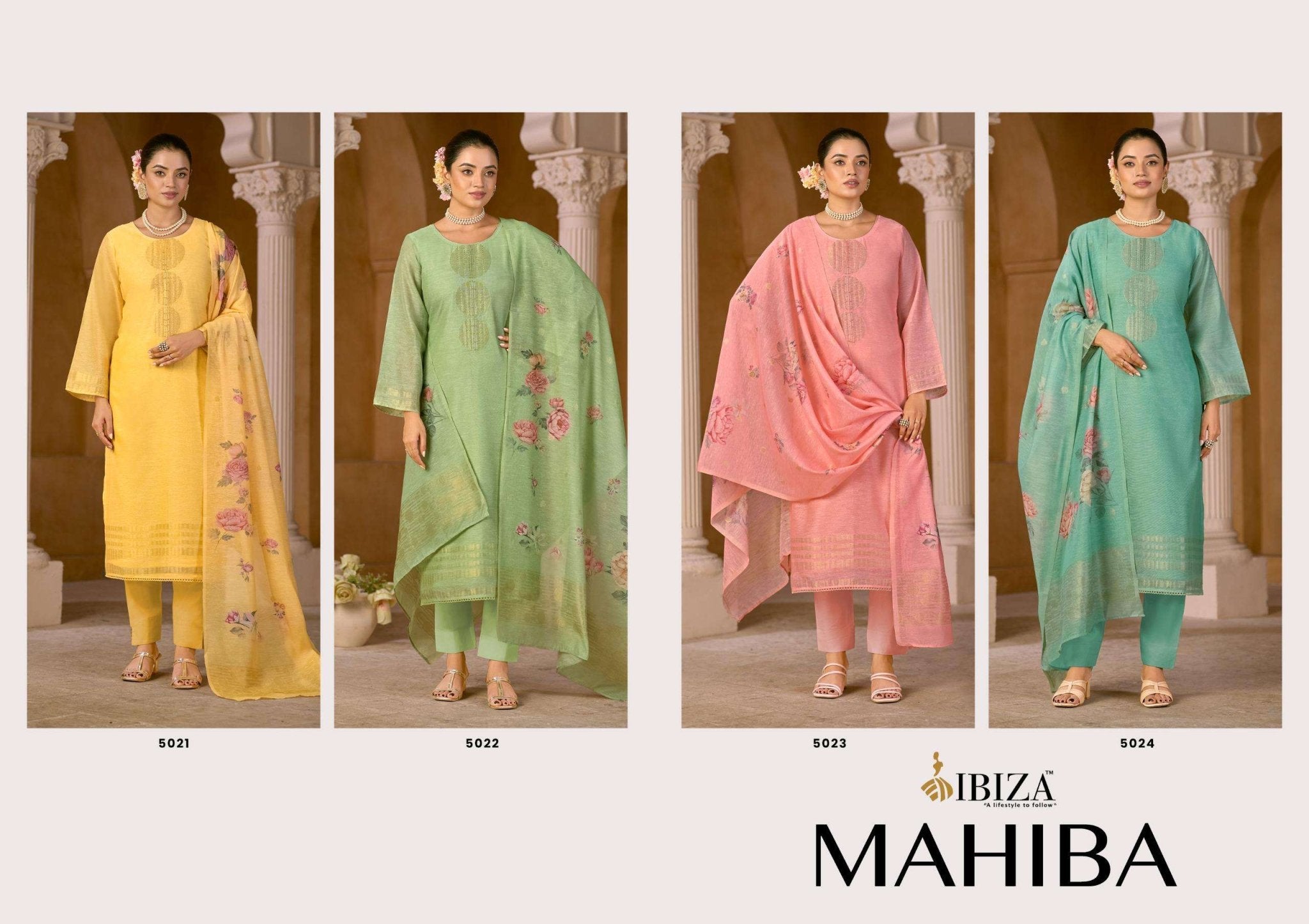 Ibiza Mahiba Salwar Suit Set Wholesale Catalogue - Amrah Wholesale