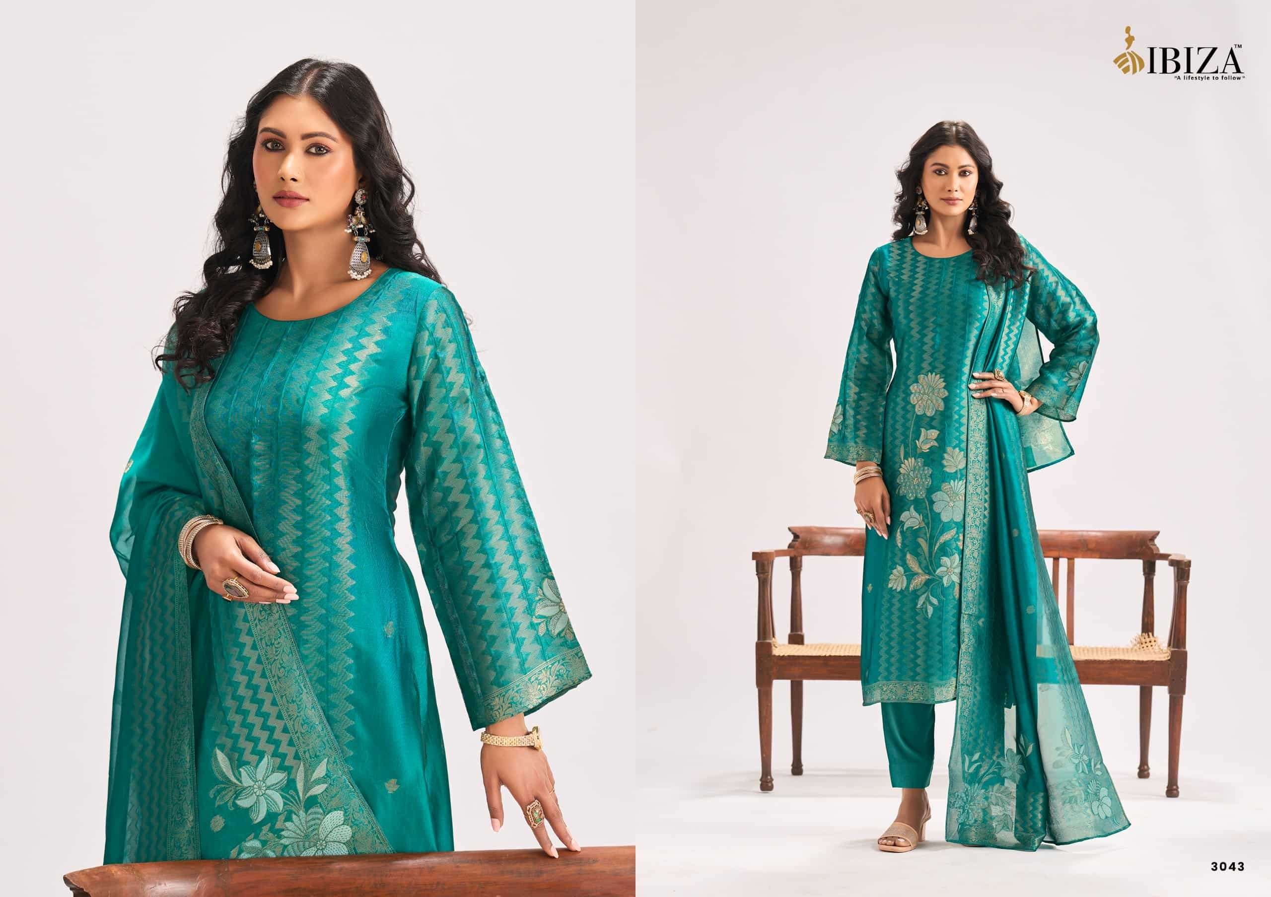 Ibiza Mahra Pure Banglory Silk Dress Material