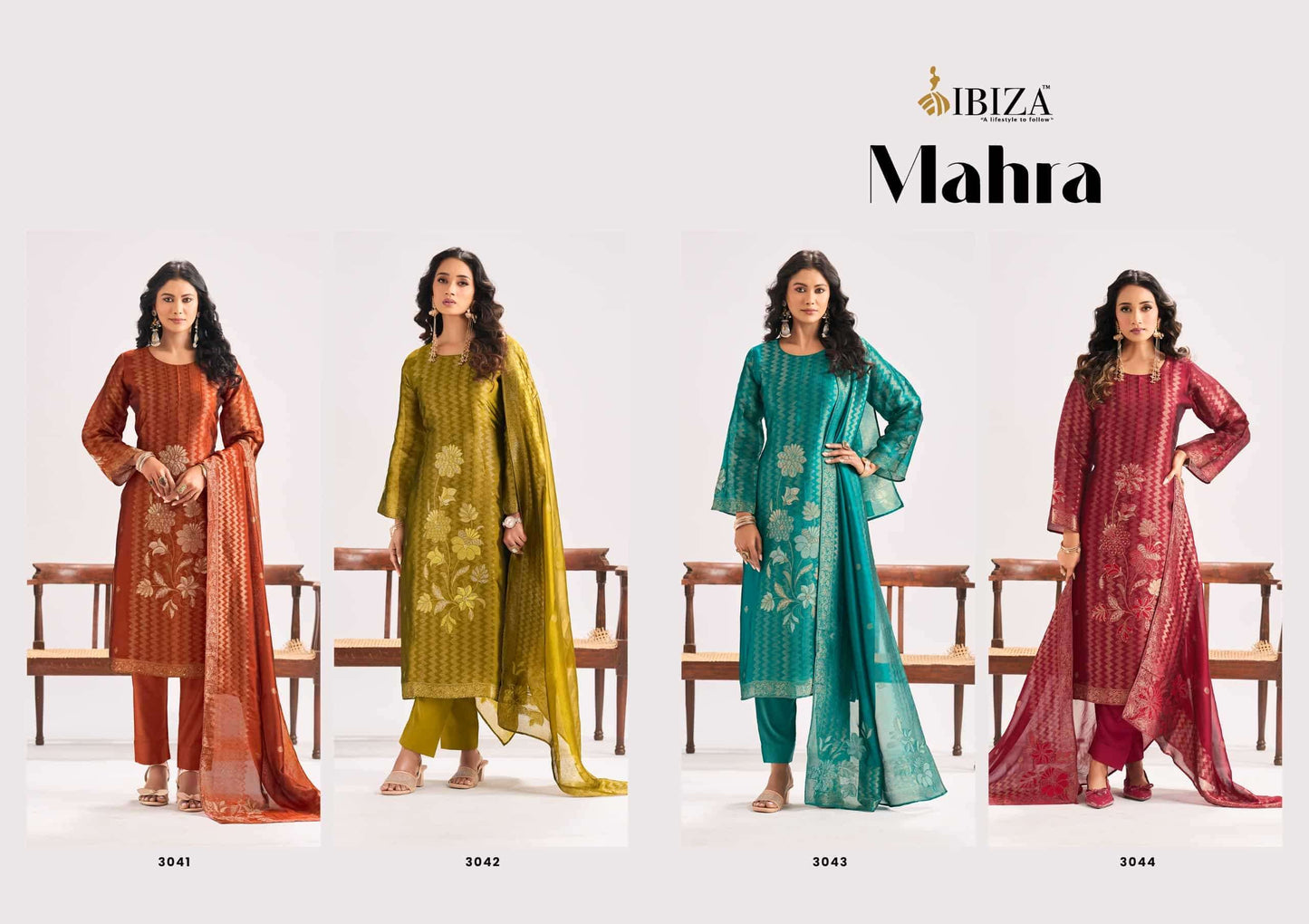 Ibiza Mahra Pure Banglory Silk Dress Material
