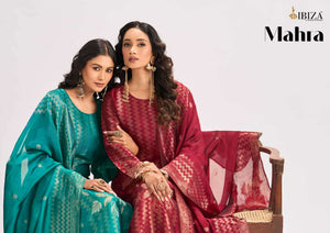 Ibiza Mahra Pure Banglory Silk Dress Material - Amrah Wholesale