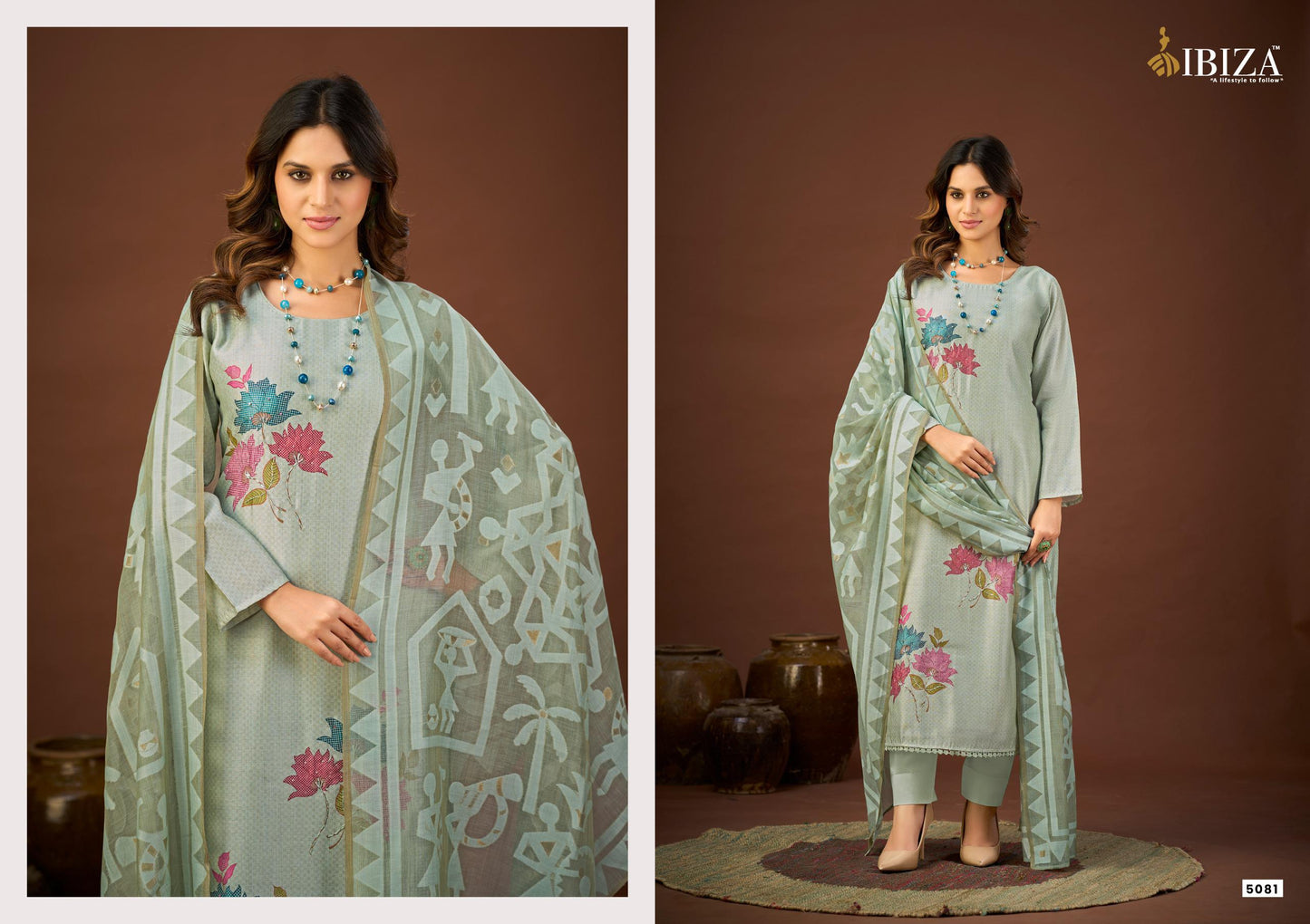 Ibiza Malisa Cotton Dress Material