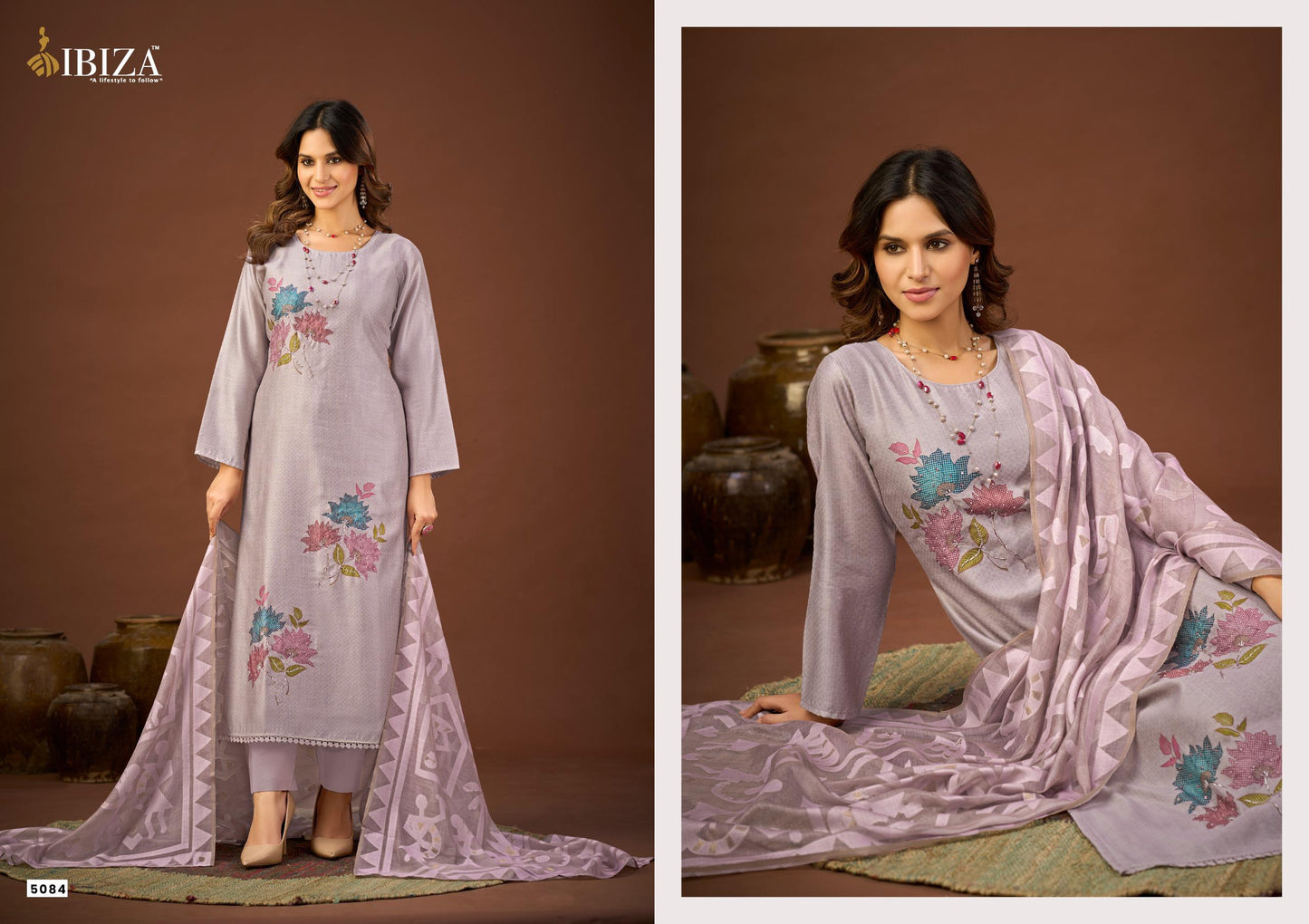 Ibiza Malisa Cotton Dress Material
