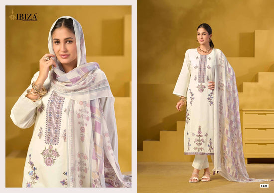 Ibiza Mornee Pure Lawn Cotton Dress Material - Amrah Wholesale