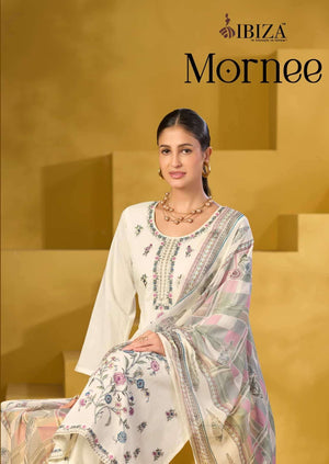 Ibiza Mornee Pure Lawn Cotton Dress Material - Amrah Wholesale