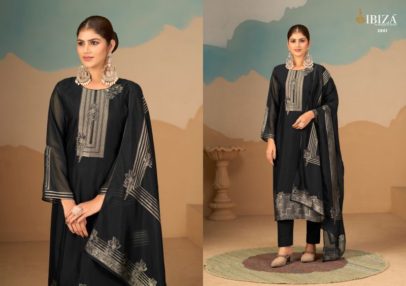 Ibiza Noorani Banglory Silk Jacquard Salwar Suit Set