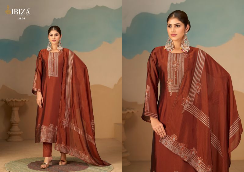 Ibiza Noorani Banglory Silk Jacquard Salwar Suit Set