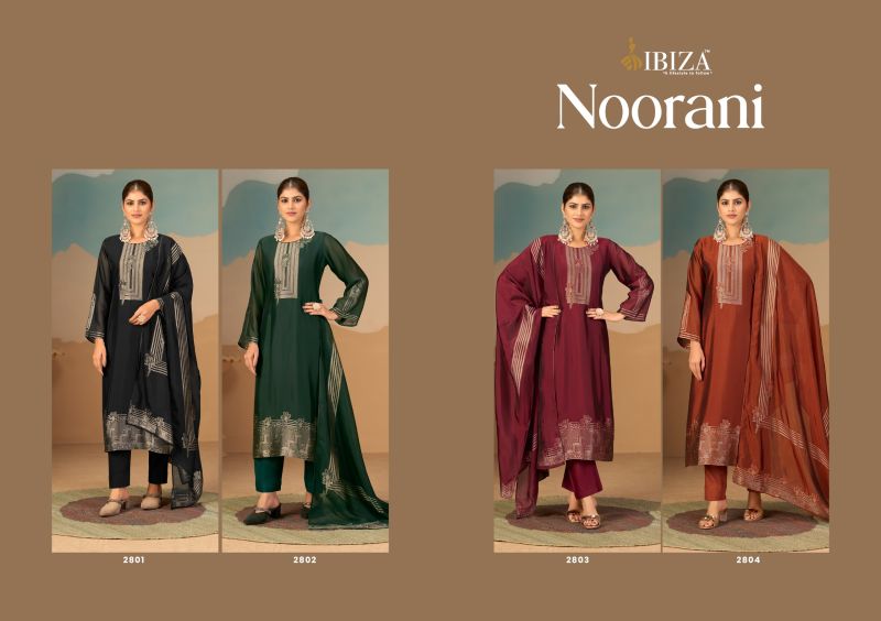 Ibiza Noorani Banglory Silk Jacquard Salwar Suit Set