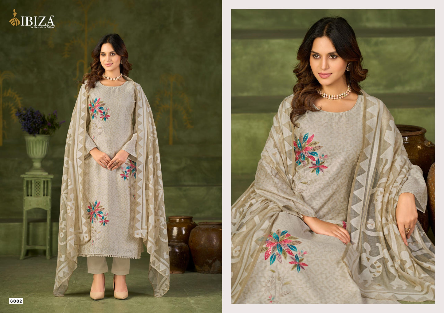 Ibiza Onera Cotton Dress Material