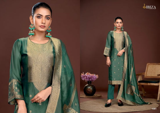 Ibiza Parthi Banglory Silk Jacquard Designer Salwar Suit