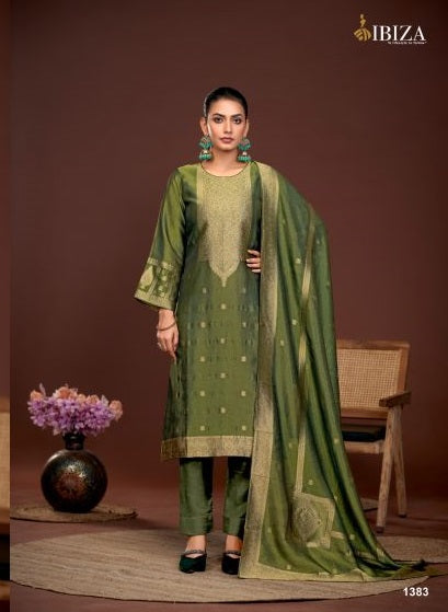 Ibiza Parthi Banglory Silk Jacquard Designer Salwar Suit