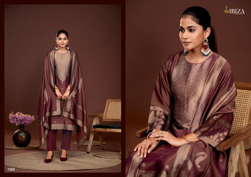 Ibiza Parthi Banglory Silk Jacquard Designer Salwar Suit