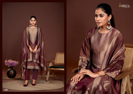 Ibiza Parthi Banglory Silk Jacquard Designer Salwar Suit