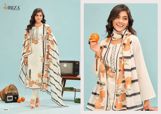 Ibiza Pehar Pure Mal Mal Cotton Dress Material - Amrah Wholesale