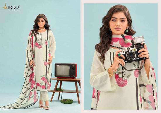 Ibiza Pehar Pure Mal Mal Cotton Dress Material - Amrah Wholesale
