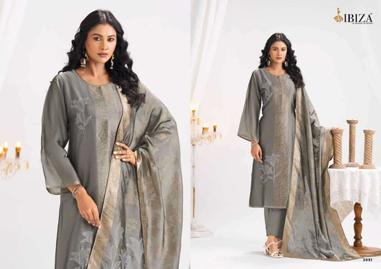 Ibiza Safina Banglory Silk Jacquard Dress Material - Amrah Wholesale