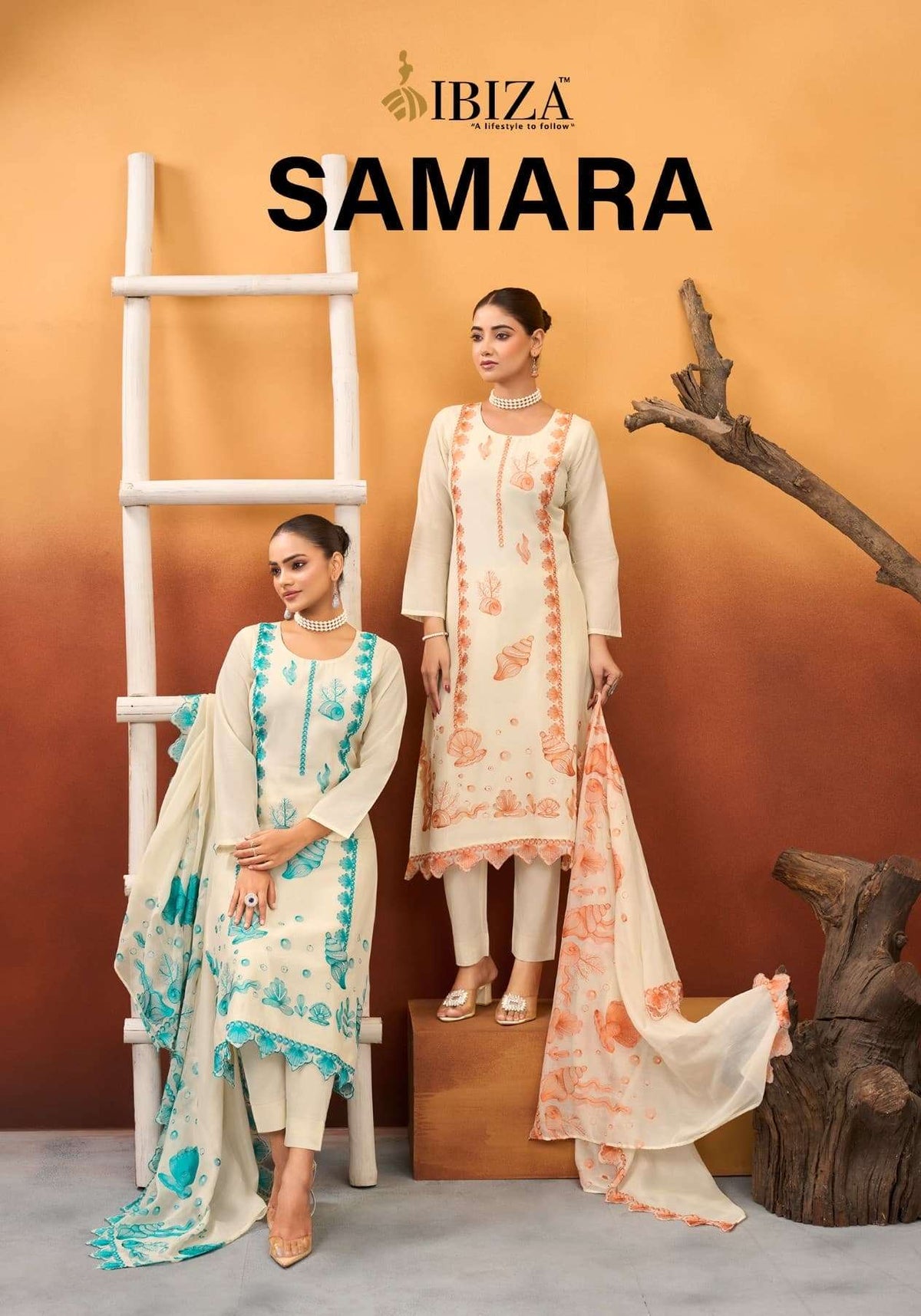 Ibiza Samara Pure Mal Mal Cotton Embroidered Pakistani Suit