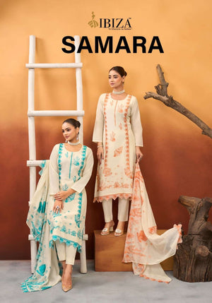 Ibiza Samara Pure Mal Mal Cotton Embroidered Pakistani Suit