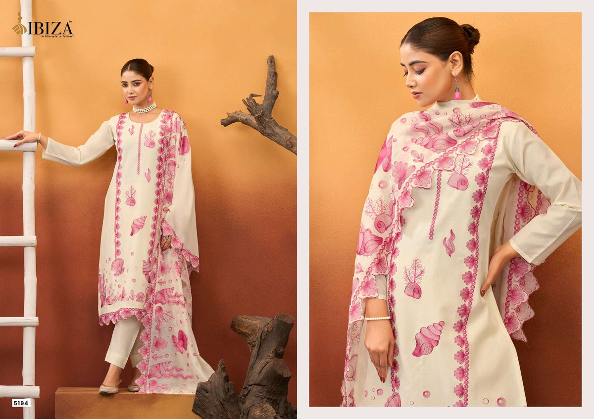 Ibiza Samara Pure Mal Mal Cotton Embroidered Pakistani Suit