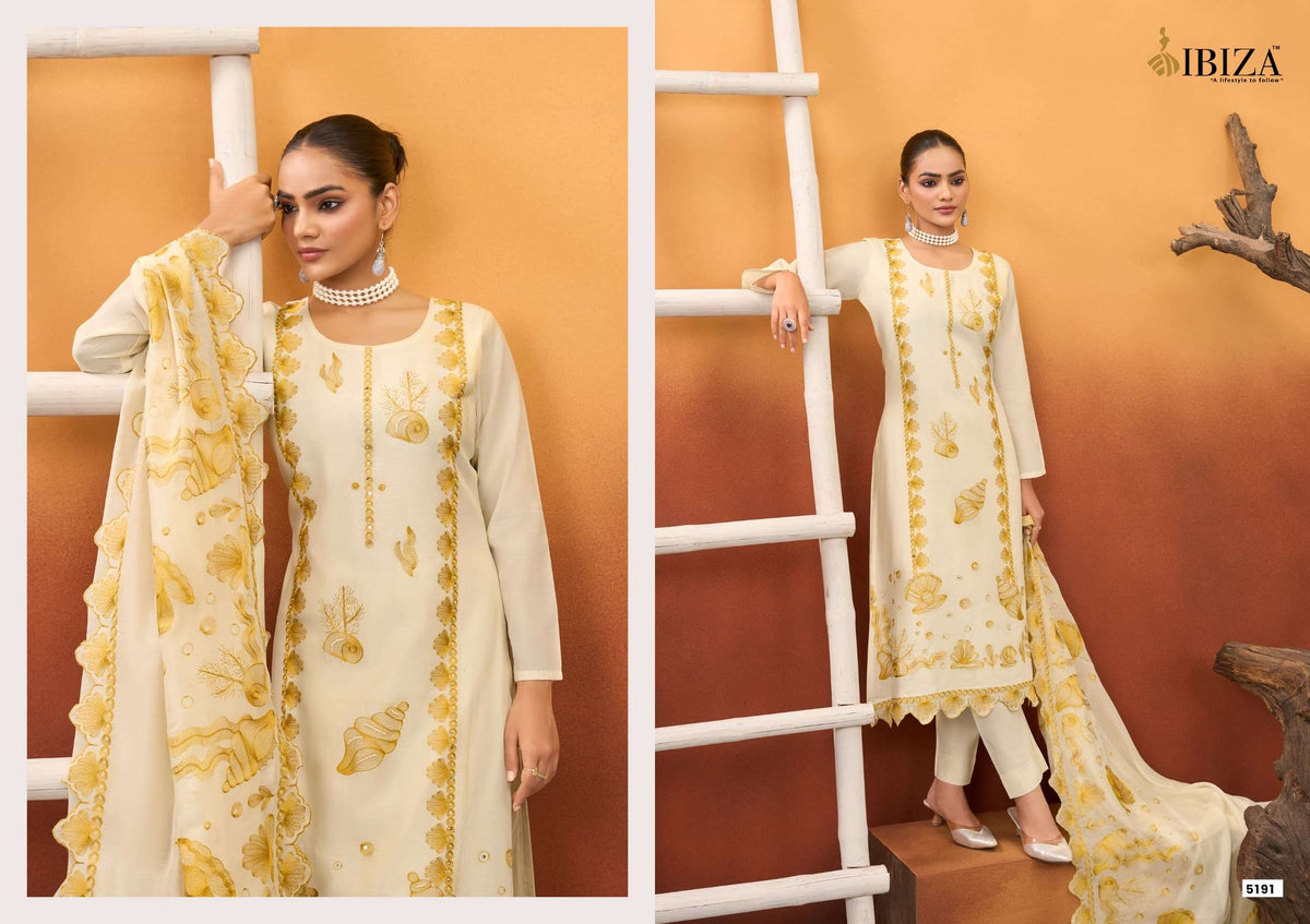 Ibiza Samara Pure Mal Mal Cotton Embroidered Pakistani Suit