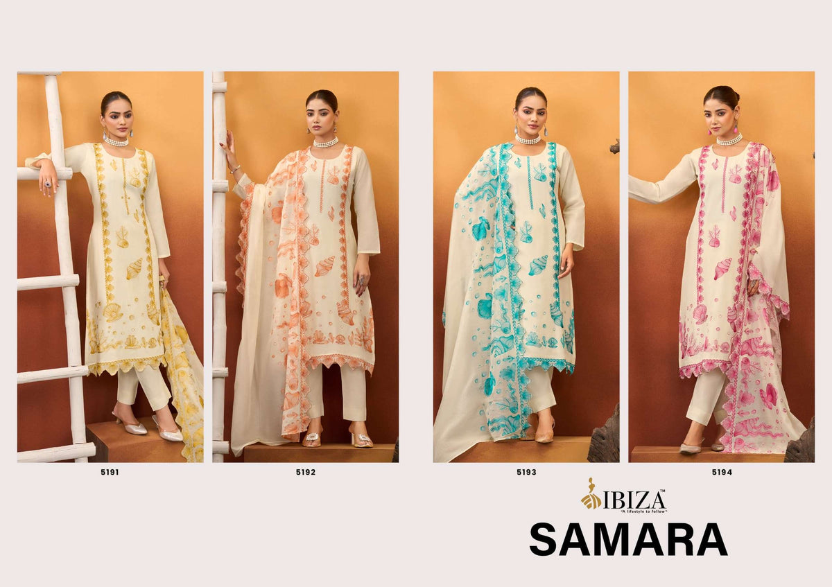 Ibiza Samara Pure Mal Mal Cotton Embroidered Pakistani Suit