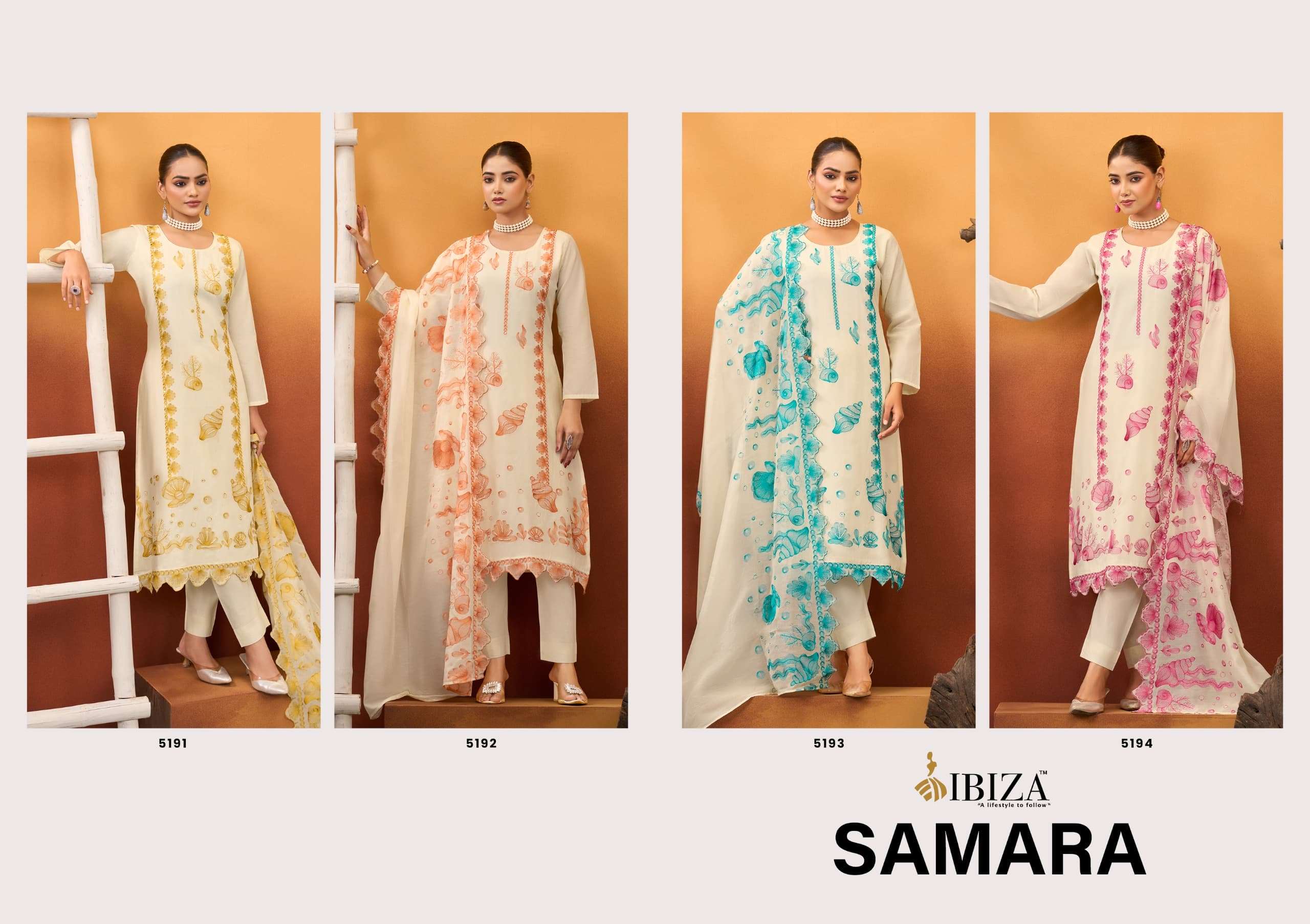 Ibiza Samara Pure Mal Mal Cotton Embroidered Pakistani Suit