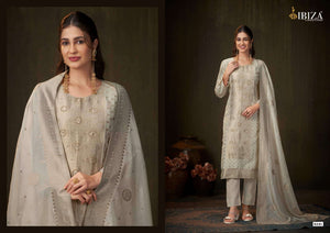 Ibiza Samia Vol 5 Banglory Silk Jacquard Dress Material - Amrah Wholesale