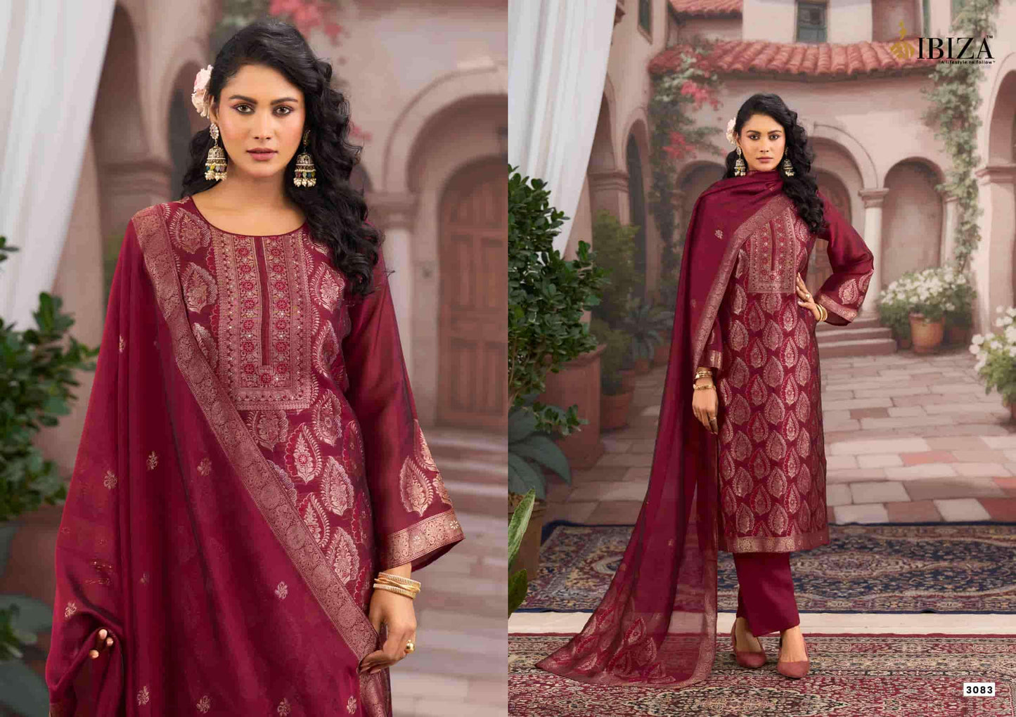 Ibiza Sanjoli Pure Banglory Silk Dress Material