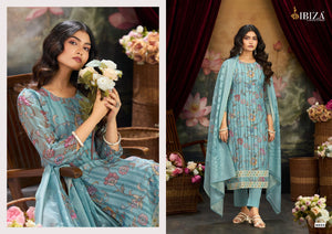 Ibiza Shararat Banarasi Cotton Dress Material