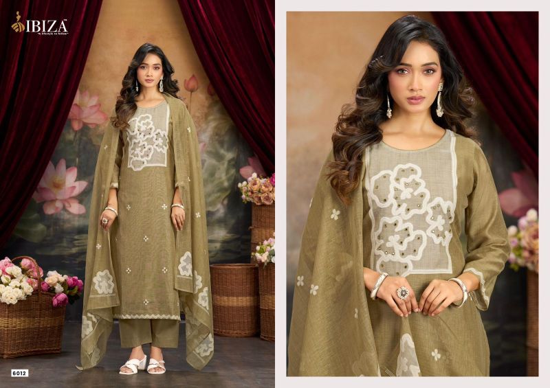 Ibiza Topaz Linen Cotton Salwar Suit Set - Amrah Wholesale