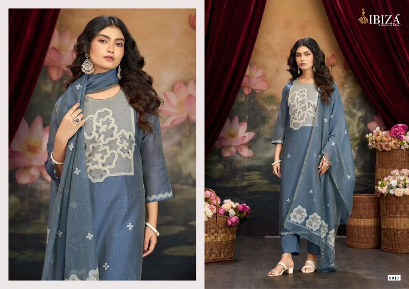 Ibiza Topaz Linen Cotton Salwar Suit Set - Amrah Wholesale