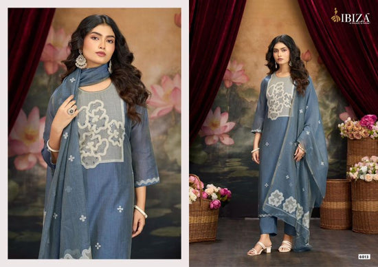 Ibiza Topaz Linen Cotton Salwar Suit Set - Amrah Wholesale