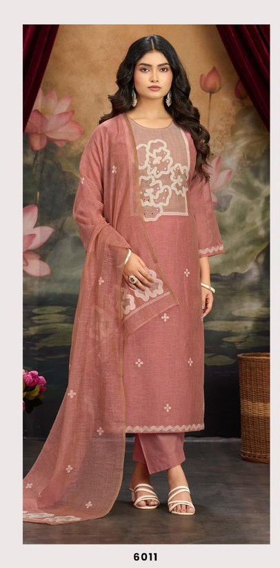 Ibiza Topaz Linen Cotton Salwar Suit Set - Amrah Wholesale