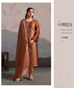 Ibiza Zafira Banglory Silk Dress Material - Amrah Wholesale