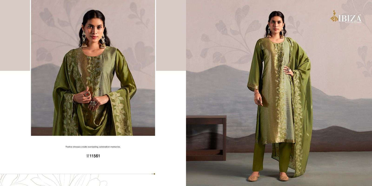 Ibiza Zafira Banglory Silk Dress Material