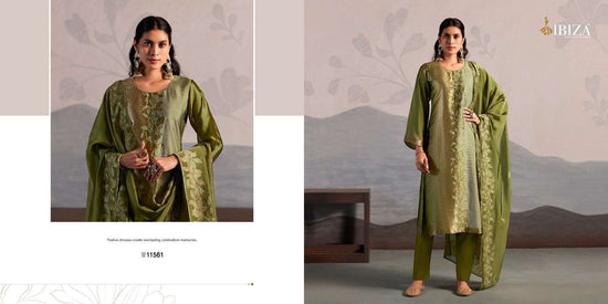 Ibiza Zafira Banglory Silk Dress Material