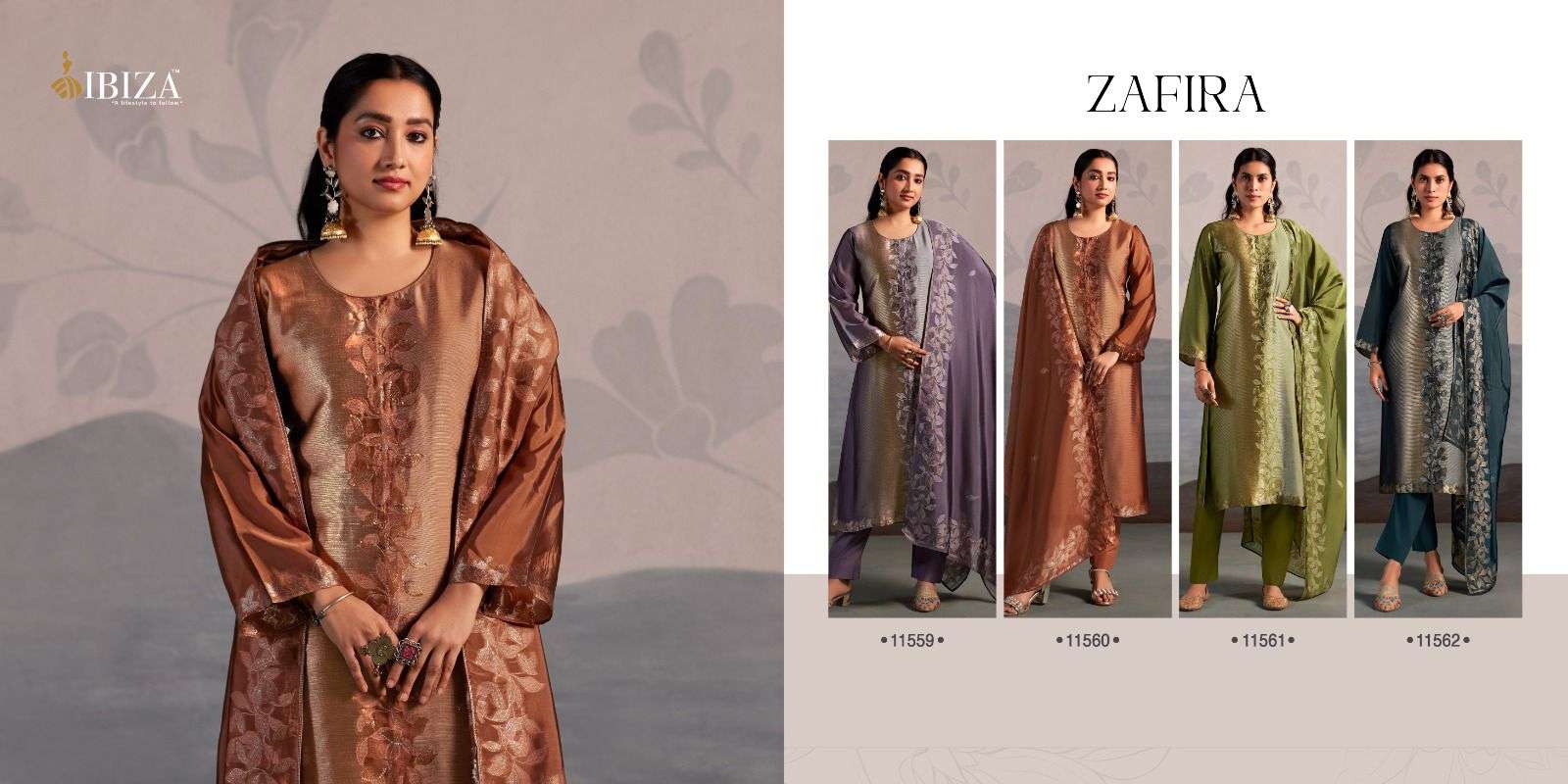 Ibiza Zafira Banglory Silk Dress Material