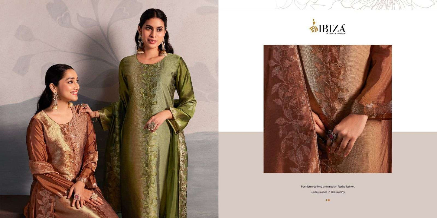 Ibiza Zafira Banglory Silk Dress Material