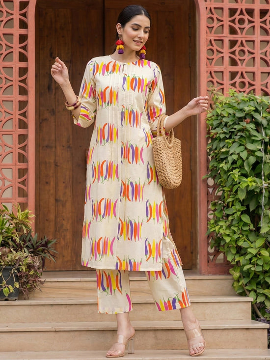 Indo Era 2647 Cotton Floral Printed Kurti Pant Set Collection - Amrah Wholesale