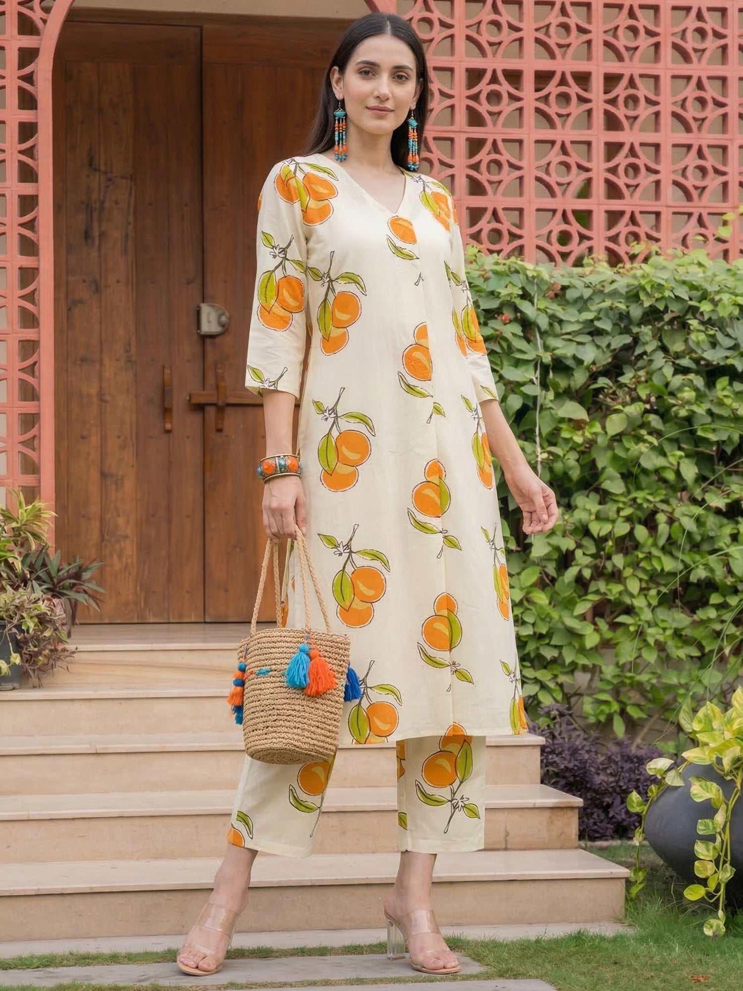 Indo Era 2647 Cotton Floral Printed Kurti Pant Set Collection - Amrah Wholesale