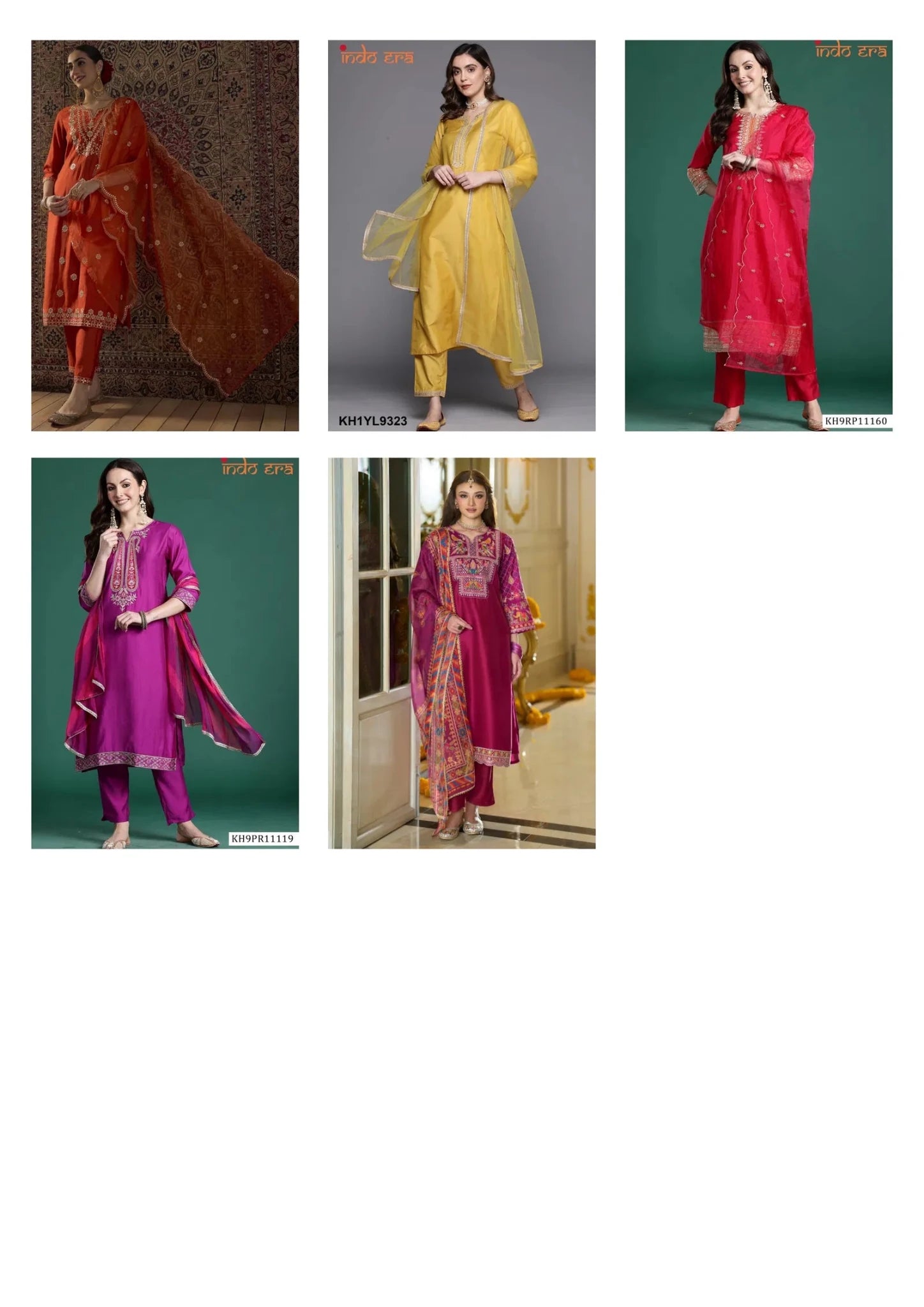 Indo Era Indo Era 2615 Kurti Set Wholesale Catalogue - Amrah Wholesale