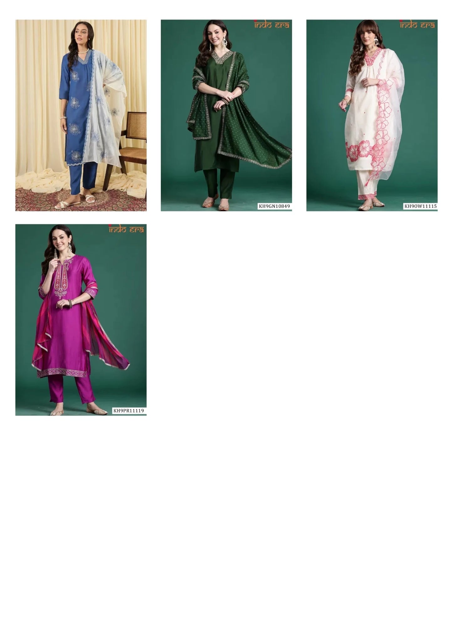 Indo Era Indo Era 2616 Kurti Set Wholesale Catalogue - Amrah Wholesale