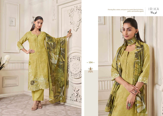 Irika Cassius Dress Material Wholesale Catalogue