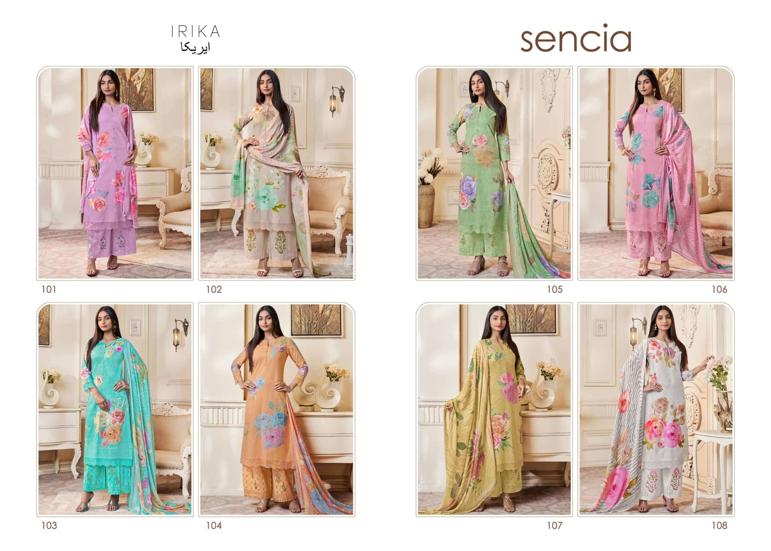 Irika Senica Cotton Dress Material Wholesale