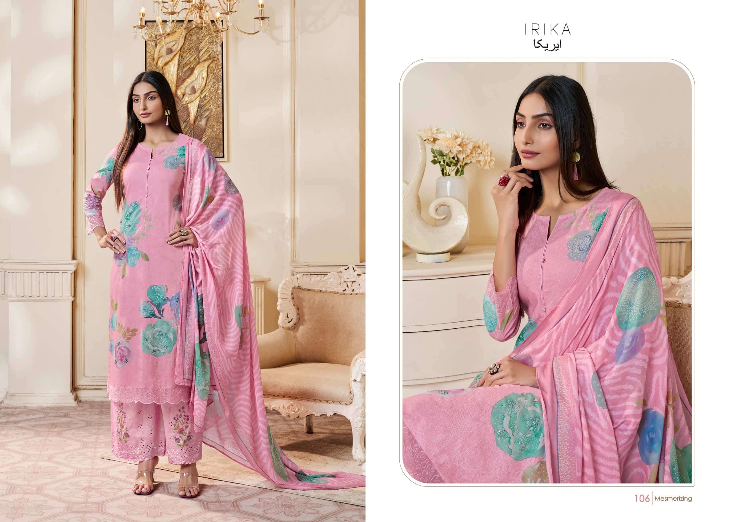 Irika Senica Cotton Dress Material Wholesale - Amrah Wholesale