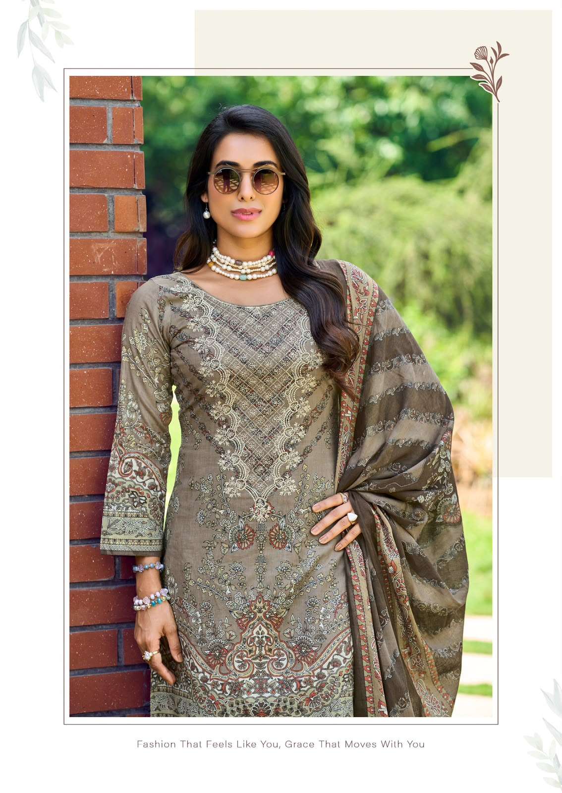 Ishaal Print Mah E Noor Vol 4 Pure Lawn Dress Material - Amrah Wholesale