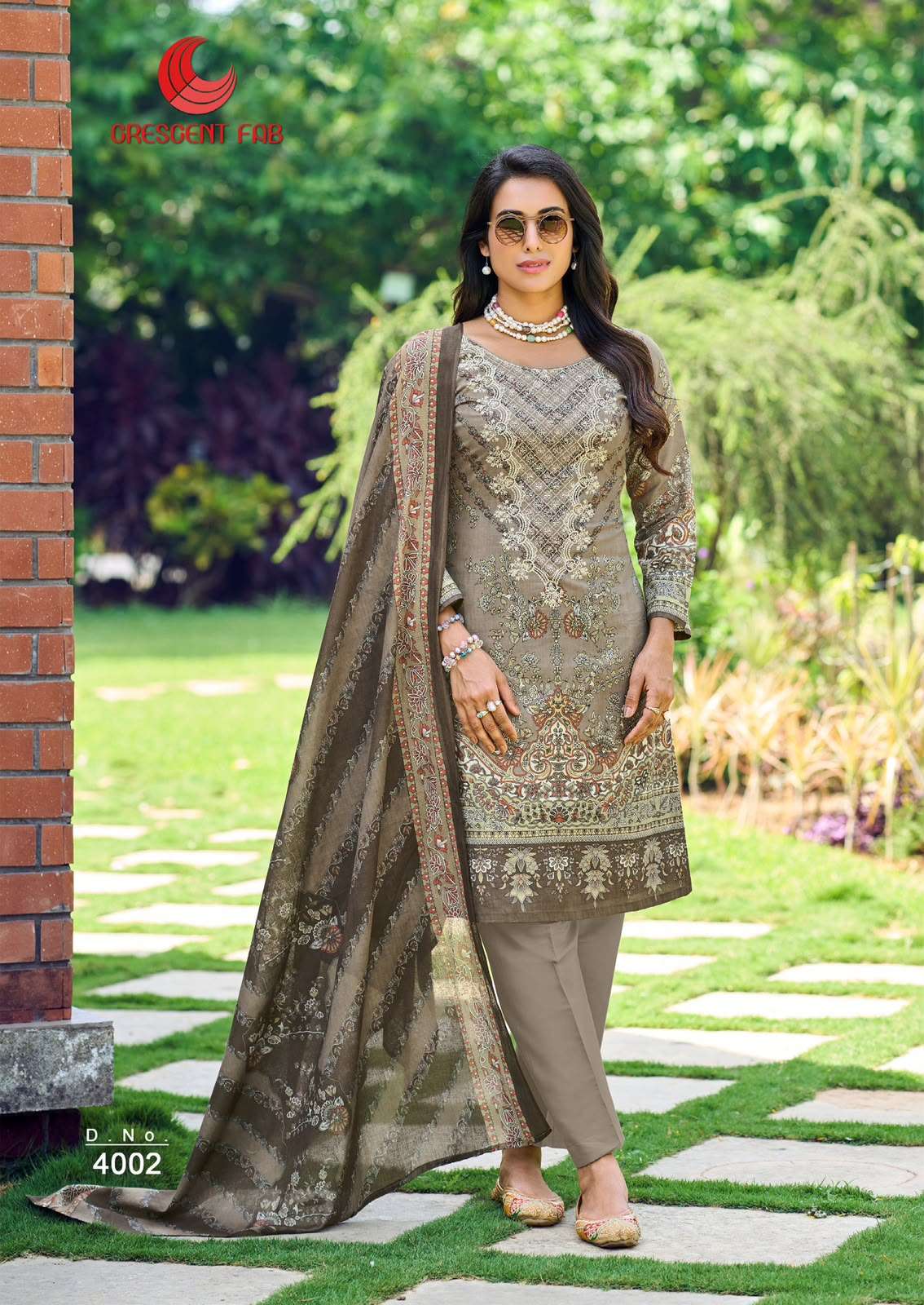 Ishaal Print Mah E Noor Vol 4 Pure Lawn Dress Material - Amrah Wholesale