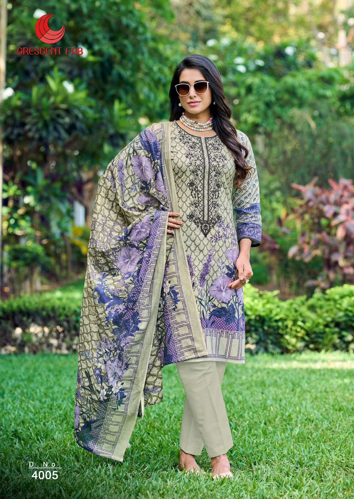 Ishaal Print Mah E Noor Vol 4 Pure Lawn Dress Material - Amrah Wholesale